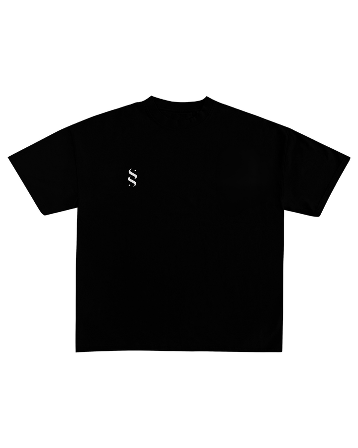 Oversized Box Cut T-Shirt Black