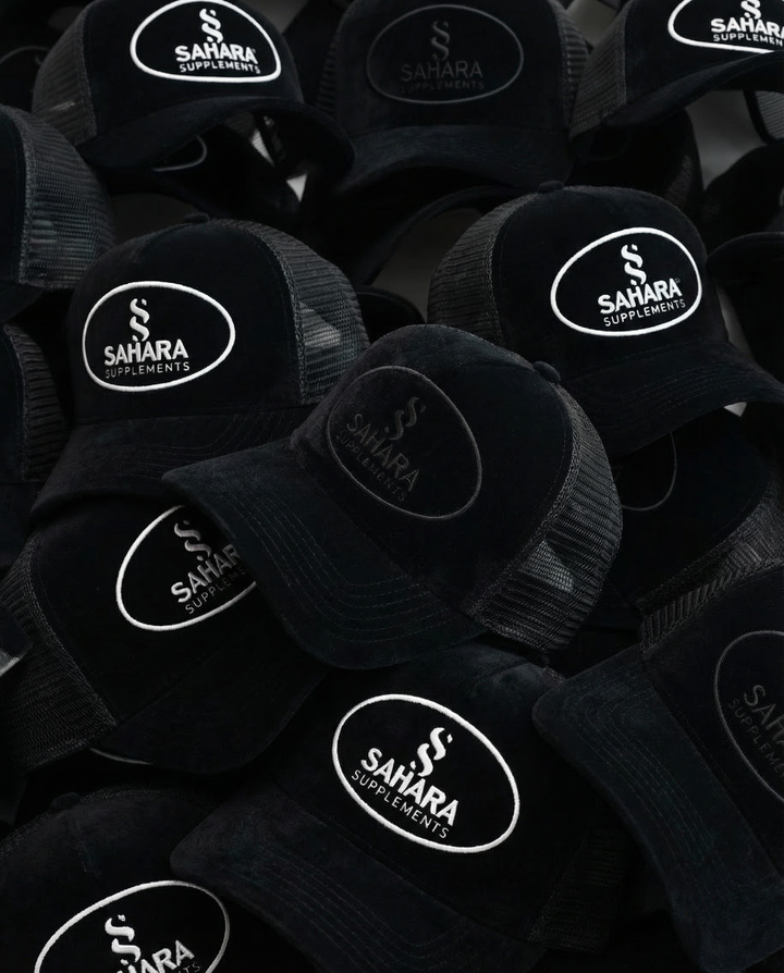 Sahara Velour Hat Black on Black