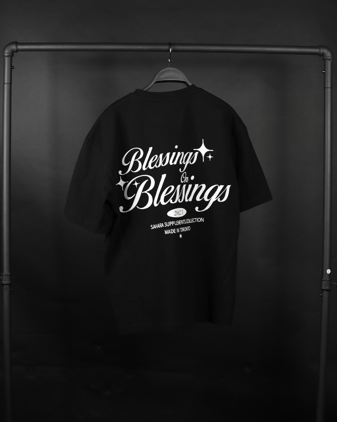 Oversized Box Cut T-Shirt Black