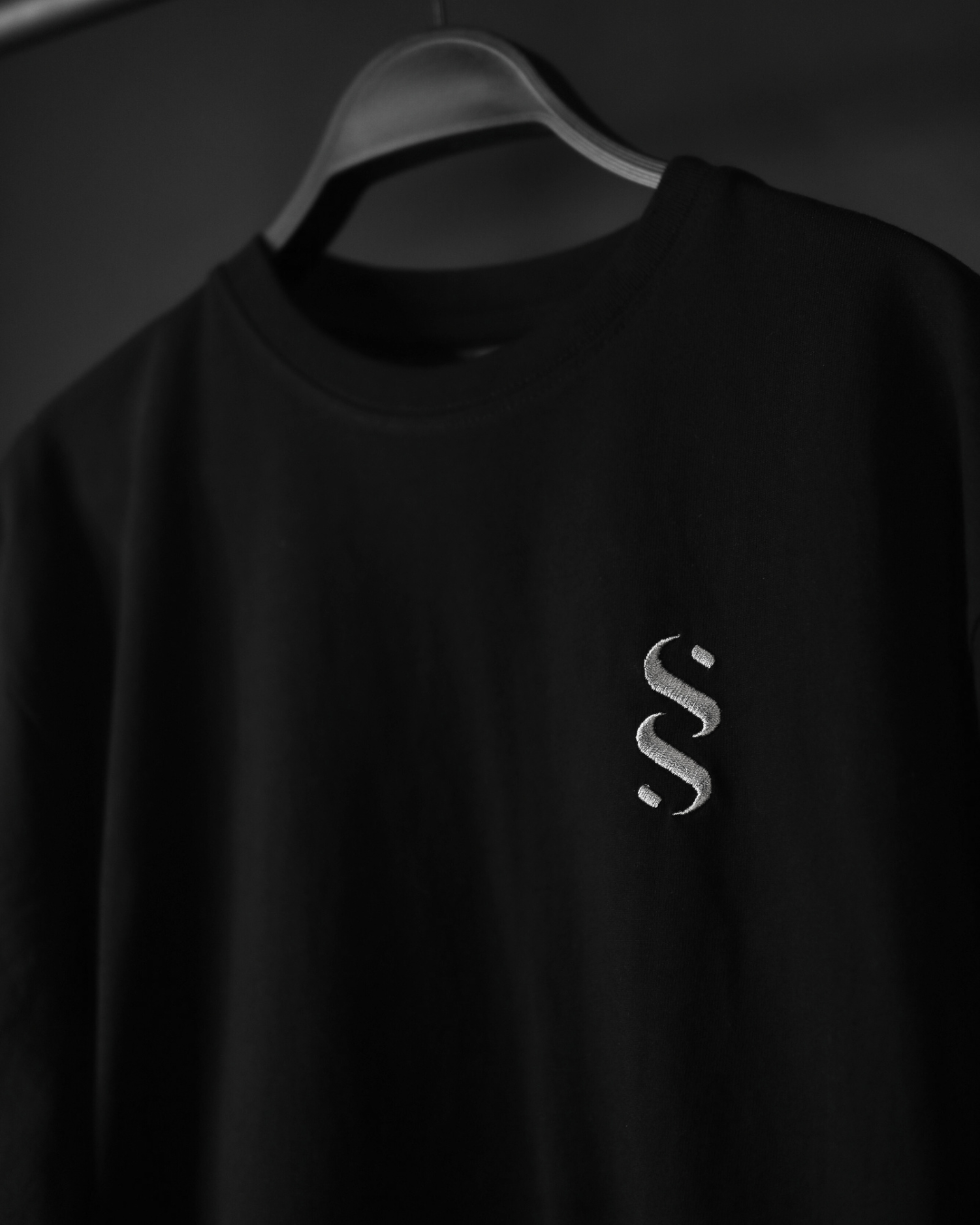 Oversized Box Cut T-Shirt Black