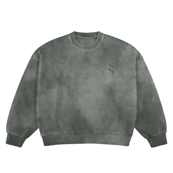 [ STIGMA ]★INSIDEOUT OVERSIZED BIO-WASHED CREWNECK V2 STIGMA(스티그마) INSIDEOUT OVERSIZED BIO-WASHED CREWNECK V2