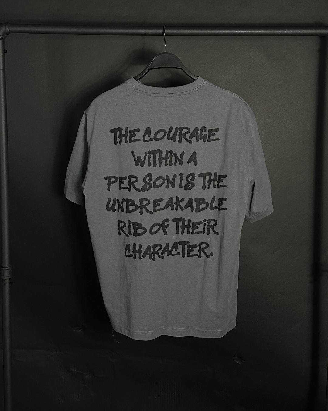 "Rib of Character" Oversized T-Shirt