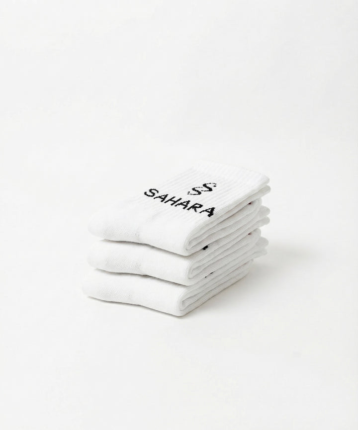 Sahara White Socks