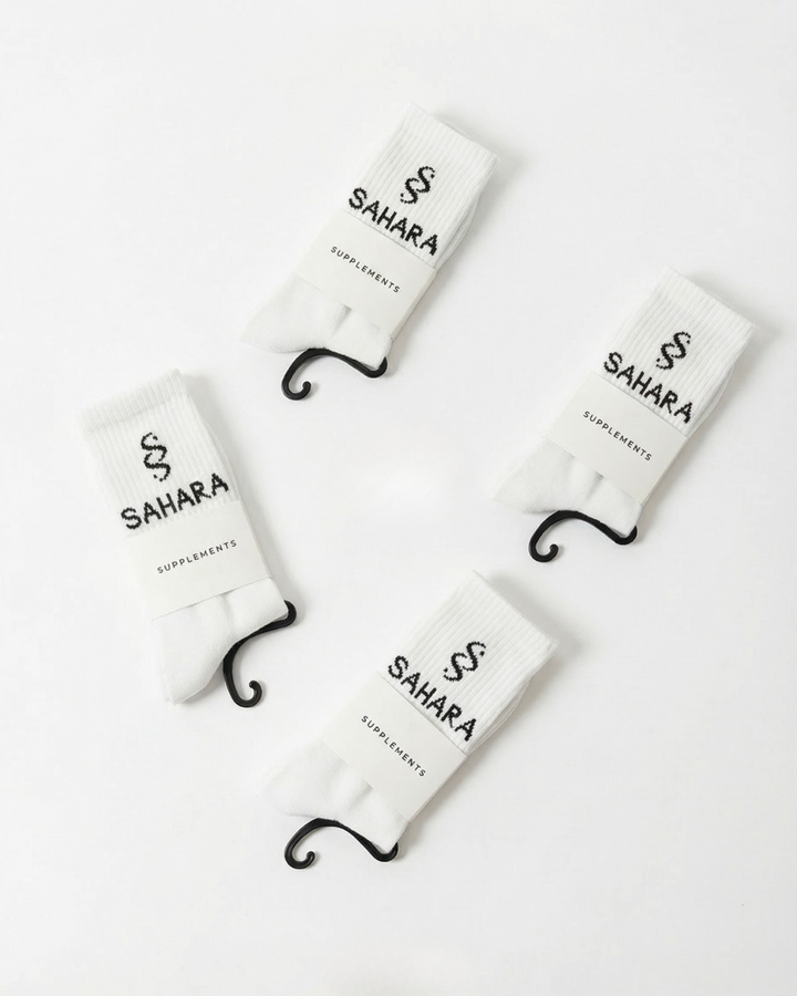 Sahara White Socks